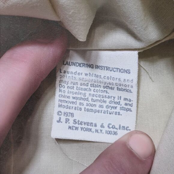 Vintage 1978 Tastemaker Floral No Iron Percale Pillowcases Pair J.P. Stevens USA - Picture 4 of 4